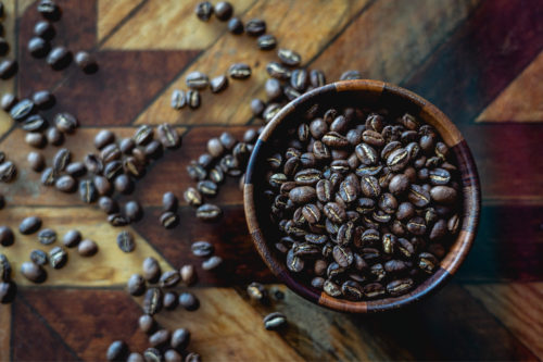 coffee beans closeup