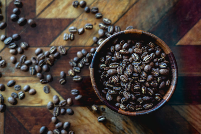 coffee beans closeup